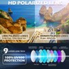 LINVO - anteojos de sol polarizadas para hombre, diseño retro