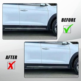 XQSMWF Front Right Side Door Lower Garnish Molding Trim Fit for Hyundai Tucson 2016-2021 87722D3000CA 87722-D3000 87722D3000 Passenger Lower Door Decorative Protective Panel