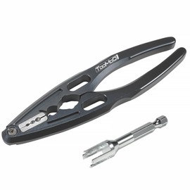 TOOMOD RC Tool kit with Shock Pliers Multi-function & Hex Bit Linkages Link Rod Ends Installing Tools for Arrma Axial Losi Tamiya 1/10 RC Cars Trucks Rock Crawlers (Black)