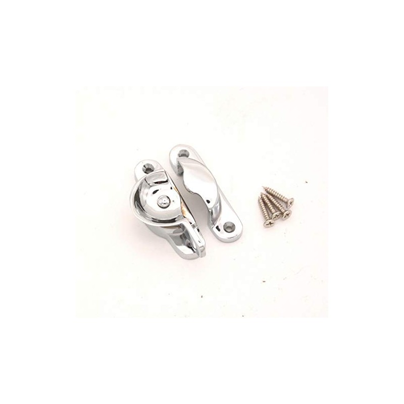 Infinity Decor Victorian Sash Window Fitch Fastener Lock in Polished