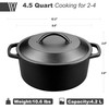 VORRINGARD VORRINGARD Premium Pre-Seasoned Cast Iron Dutch Oven with Lid,