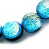 GOLD STONE Luminous Hateruma Blue Firefly Glass Bracelet, 0.5 inch