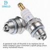 Dreld 8Pcs L7T Spark Plugs, 2 Stroke Engine Spark Plug