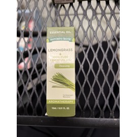Pure Essential Nature's Truth Lemongrass 100% Pure Essential Oil, Cleansing Aromatherapy 0.51oz