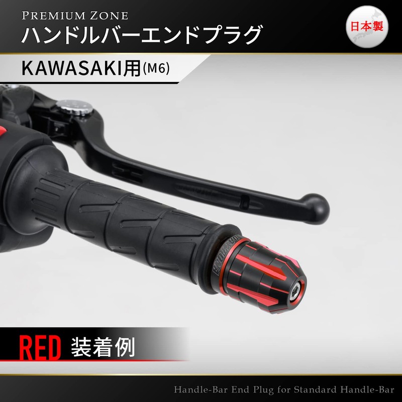 Daytona Premium Zone 37602 Motorcycle Bar End for Kawasaki (M6)