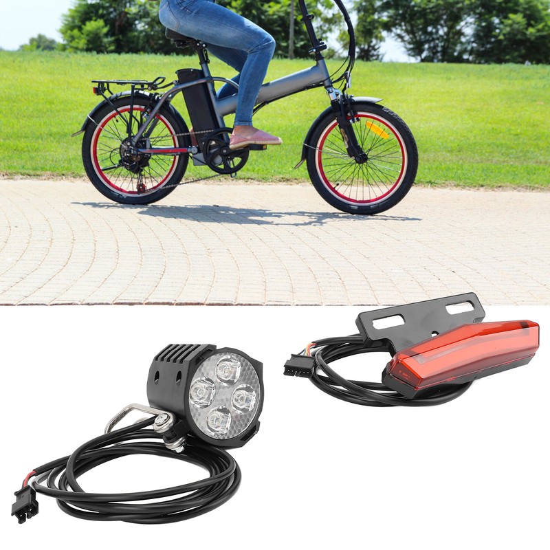 24‑48V Electric Bike Front Brake Rear Light LED High Brightness