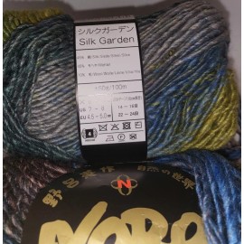 Noro 3 SKEINS/BALLS OF NORO SILK GARDEN YARN - COLOR #203