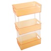 Acrylic Bathroom Storage Rack 3 Tiers Bathroom Counter Organizer Countertop