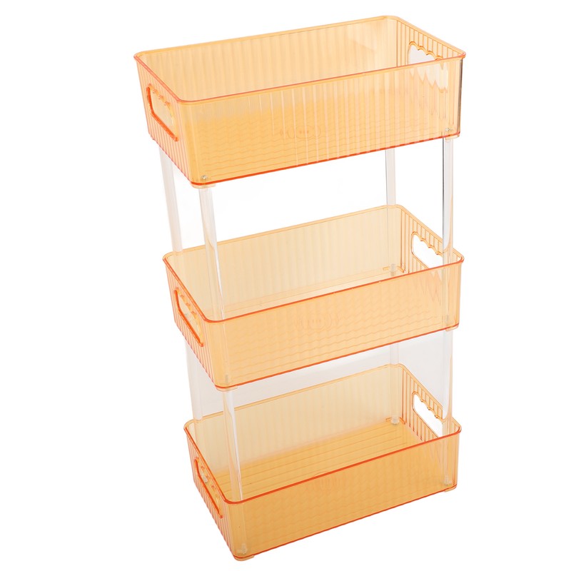 Acrylic Bathroom Storage Rack 3 Tiers Bathroom Counter Organizer Countertop