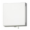 Bakuma Industry RE-100J Natural Air Supply Resin Square Register 100 Standard Type, White