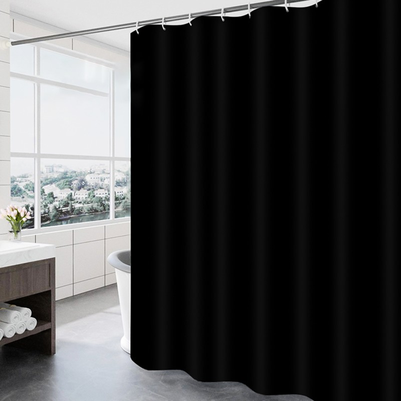 1pc Waterproof Shower Curtain Partition Bathroom Mildew Proof Bath Curtains