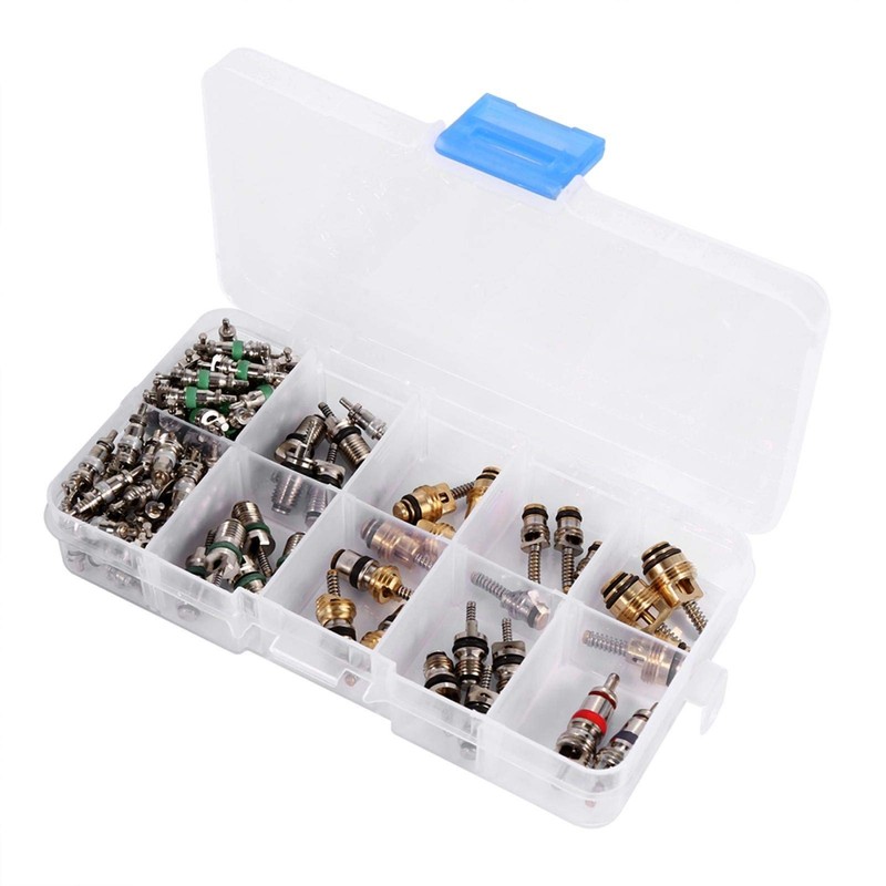 Sxhlseller Air Conditioning Valve Core Tool Kit 102 Piece Valve