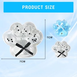 Bettinay 2 Pcs Cat Paw Squishy, Funny Novelty Soft Cat Toy for Relieve Stress