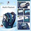 Space Childrens Backpacks for Boys, Multi-Pocket Astronaut Boys School Bags