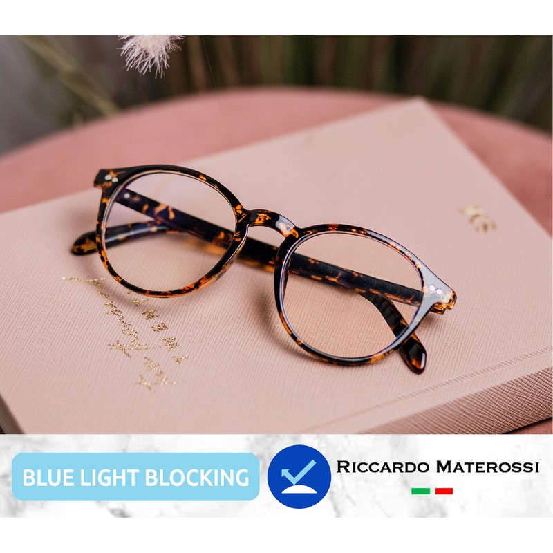 Riccardo Materossi - Premium Blue Light Filter Glasses, Screen Work