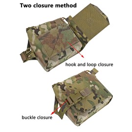 Tactical Molle Admin Pouches General Purpose, SABADO Versatile GP Pouch for Radio Water Magazine IFAK Storage, EDC MOLLE Pouch for Chest rig