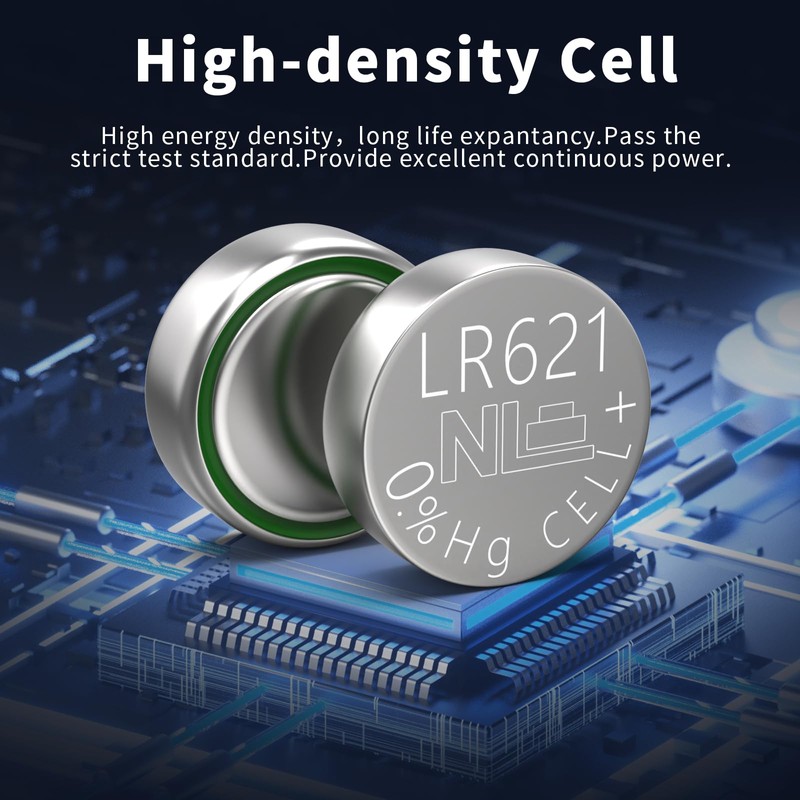PKCELL 20 Pack SR621sw Watch Battery AG1 Battery 1.5V LR621