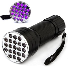 Xingdianfu Torch UV Black Light, 395 nm 21 LED Handbag Torch UV Ultraviolet Blacklights