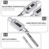 FOCMKEAS Adjustable Tap Wrench Handle,Metric M4-M12 Adjustable Tapping Reamer Tool,W5/32-1/2