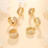 LYLYMIMI 3 Pairs Small Gold Hoop Earrings Set for Women