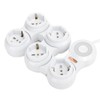 Power Strip Deformation 5 Concave Jack 10A with Power Indicator