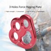 Camnal Rope 3 Holes Force Rigging Plate Anchor Divider Finger