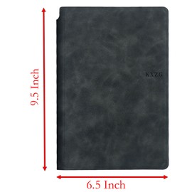 YIKANGHENG Wipeable Notebook with a Wipeable Pen and Rag, 9 Inch x 5.8 Inch Blue A5 Size PU Hardcover for Office and Taking Notes
