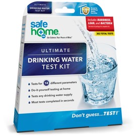 Safe Home® 14-in-1 DIY Drinking Water Test Kit – Includes The #1 Selling Lead & Bacteria Test Kits + 12 Additional Parameters – City Tap or Well Water – 302 Total Tests