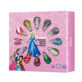 Tomini Princess water-based nail polish, 12 colors, 1 piece / 투미니 프린세스수성매니큐어, 12컬러, 1개