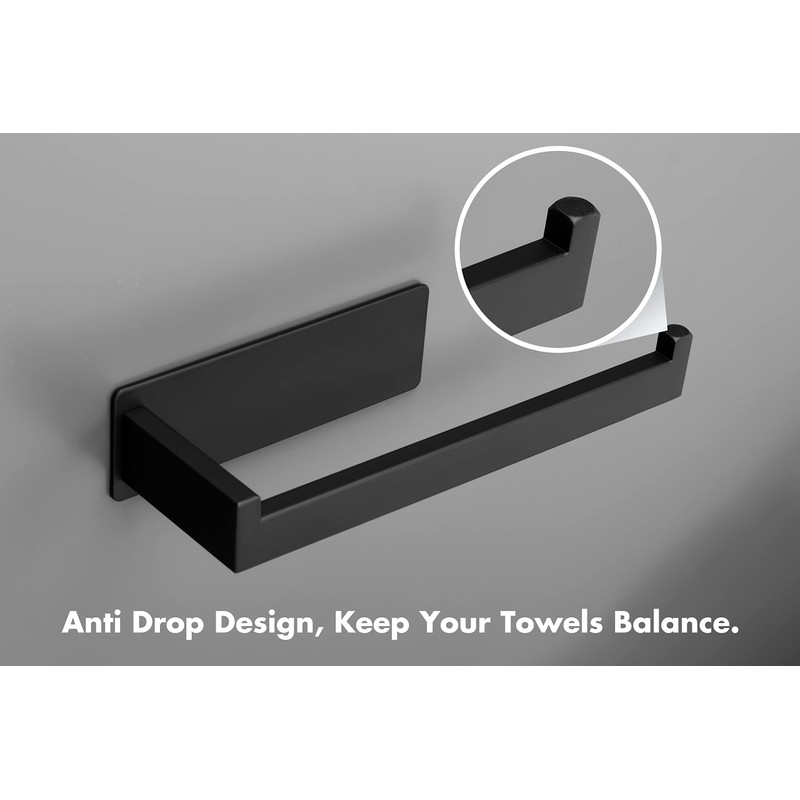 Vanloory Hand Towel Holder, Strong Self Adhesive Hand Towel Ring,