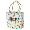 Caspari Happy Birthday Confetti Small Square Gift Bag - 1