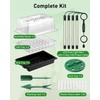 Pawfly Seed Starter Trays, 2 Pack 80 Cells Seed Starter