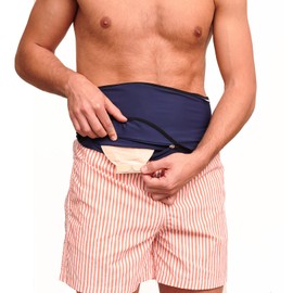 Ostomy Belt | Ostomy Support Belt | Sport & Swiming | Inner Pocket to hold Ostomy Pouch | (S)