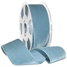 Morex Ribbon Nylon, 2 inches by 11 Yards, Blue Note, Item 01250/10-603 Nylvalour Velvet Ribbon, 2" x 11 yd,