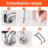 201 Stainless Steel Grab Bar Bathroom, Heavy-Duty Shower Hand Rail,
