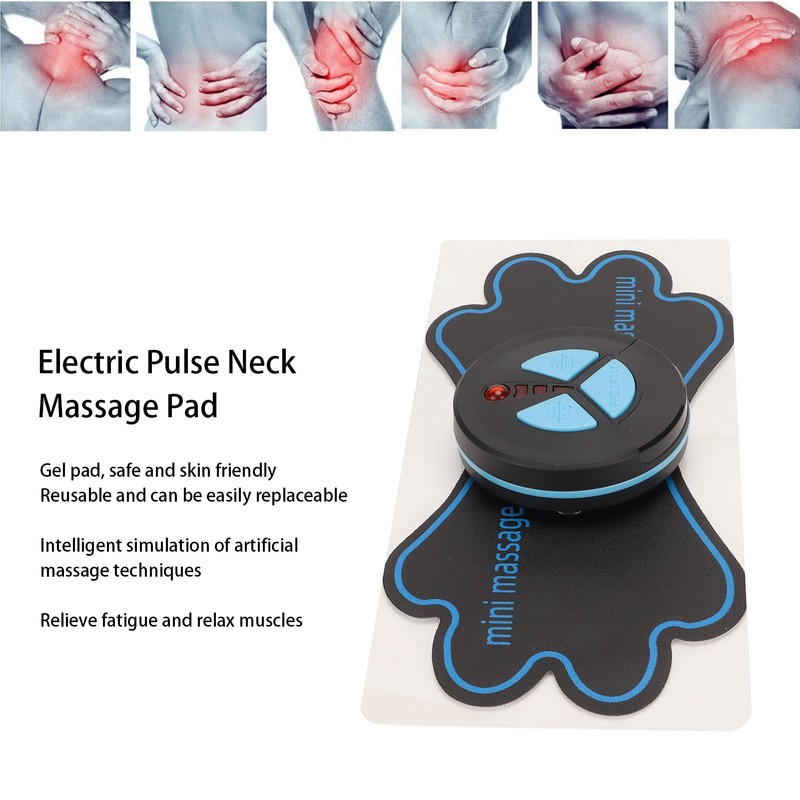 Electric Pulse Neck Massager Relieve Fatigue 15 Mins Timing Neck
