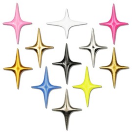 Generic Metal Star Shoe Charms Accessories Decoration - Women Men Boys Girls Kids Party Favor Gifts (Star)