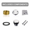 Chrome Bathtub Drain Tip-Toe Two-Hole,Welsan Tub Drain Trim Set Conversion