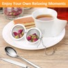 Toulifly Tea Strainer, Tea Infuser for Loose Tea, 4 Pieces
