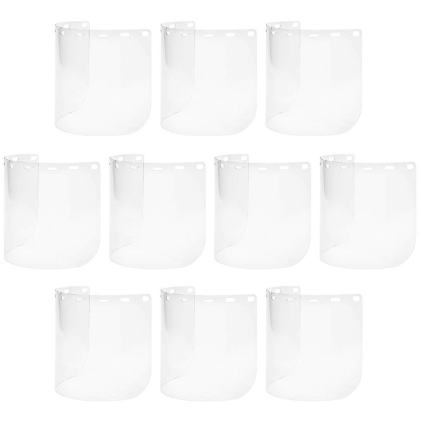 WOLF Replacement Face Shield with Holes for Adapter Brackets, Headgear,