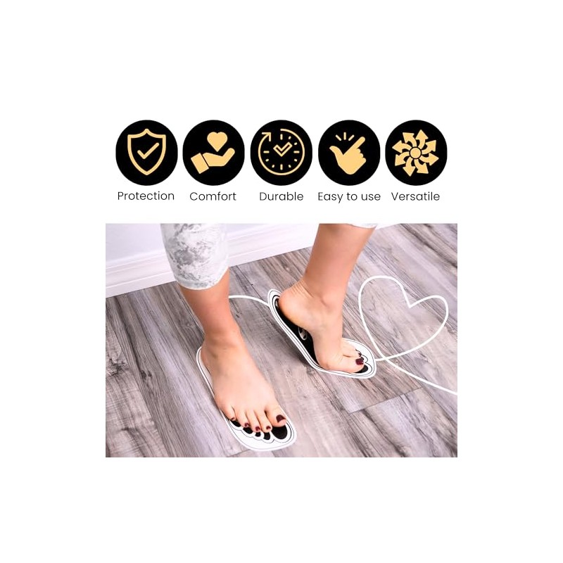 60 pares (120 pies) de almohadillas desechables para bronceado de