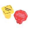 Yellow Semi Truck Parking Brake Knobs Red Trailer Air Brake