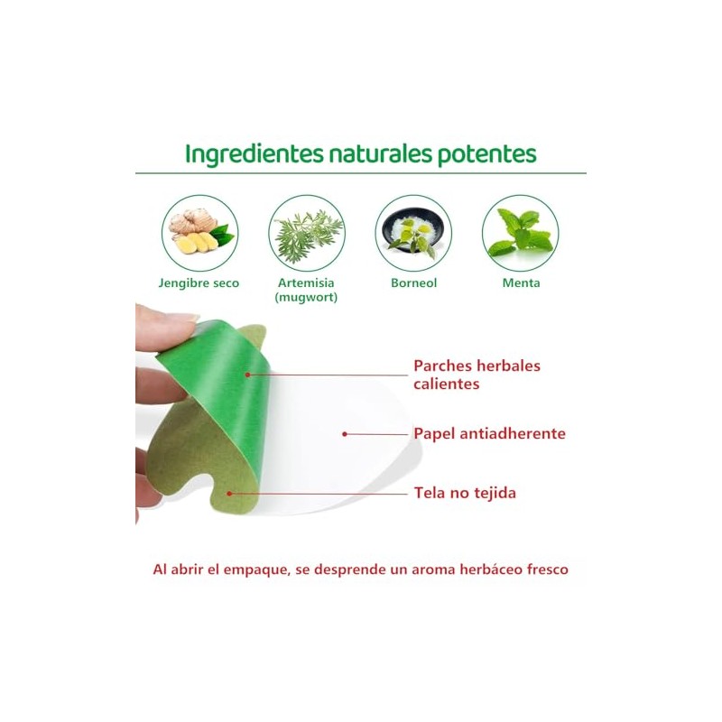 50 Piezas Pain Relief Patch for Knee,pegatinas de Artemisa Natural