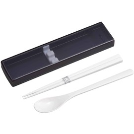 OSK CT-27 Bento Box, For Lunch Box, Quote Lid Combo, Calm Color, Navy, Chopsticks 7.1 inches (18 cm), Spoon Included, Made in Japan, Dishwasher Safe