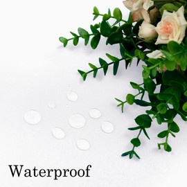 XWZO Table Cloth Rectangular Solid Table Cover Water Resistant Table Cloths Wipe Clean Tablecloth for Cafe, Restaurant, Buffet, Tabletop Party 140x240cm(55x94inches) White