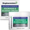 Nupharmisto Psoriasis Cream, Eczema Dermatitis Maximum Strength Relieve Symptom of Resistant, Effective for Seborrheic Dermatitis, Folliculitis, Psoriasis Treatment,100ml, Pack Of 1