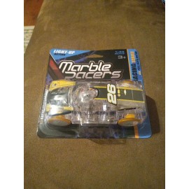 Skullduggery Marble Racers Light Up 1:43 Race Car with Pull-Back Motor New