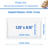 Origin-Joy 35 PCS Self Adhesive Index Card Pockets with Top