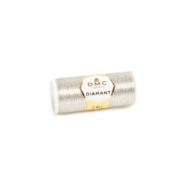 DMC Diamant Metallic Needlework Thread, 38.2-Yard, Light Silver