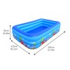 Baiao Inflatable Swimming Pool for Adults, Blow Up Pool for